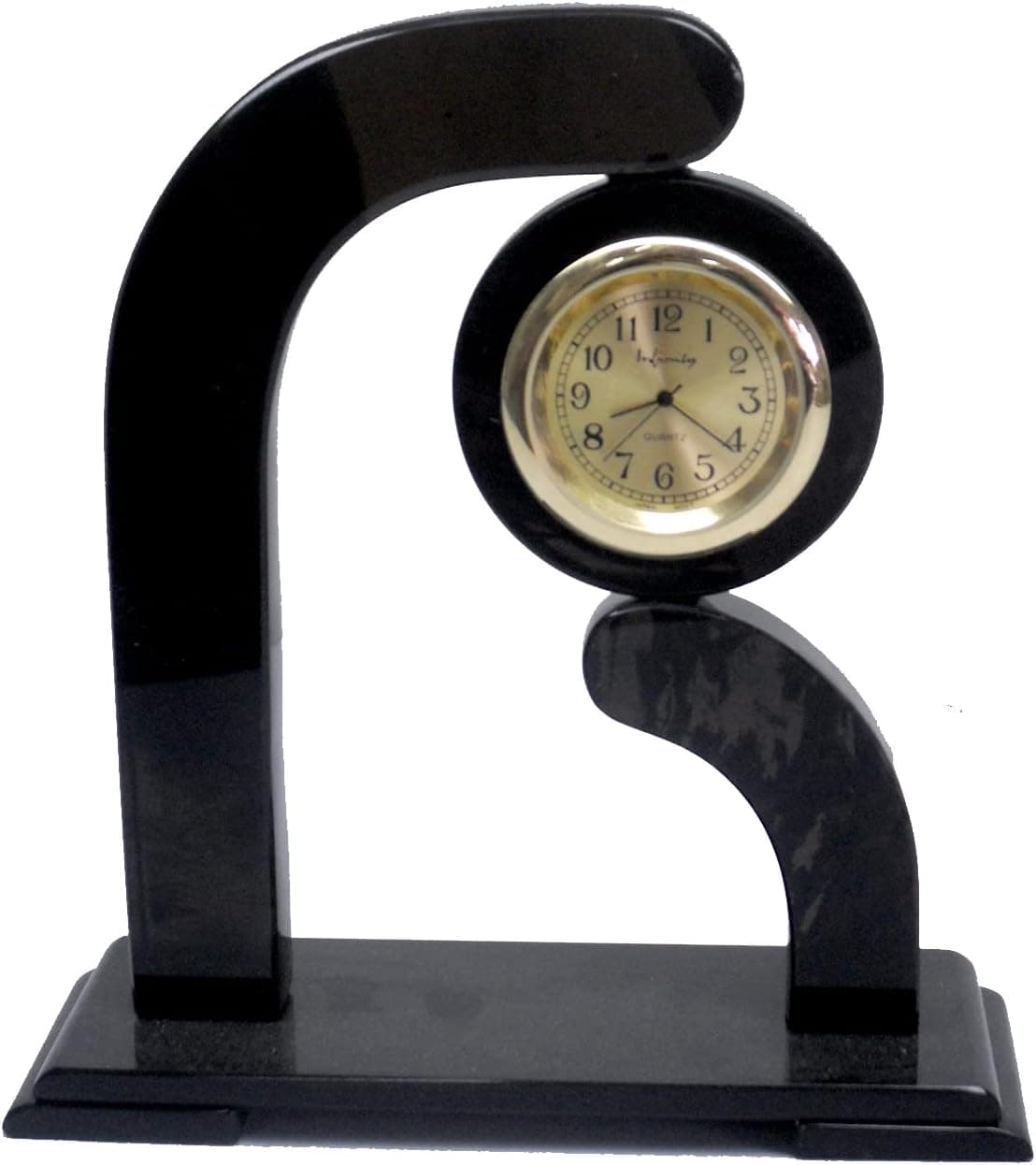 Obsidian Clock, Desk Clock, Luxury Clock, Desk Collection Organizer
