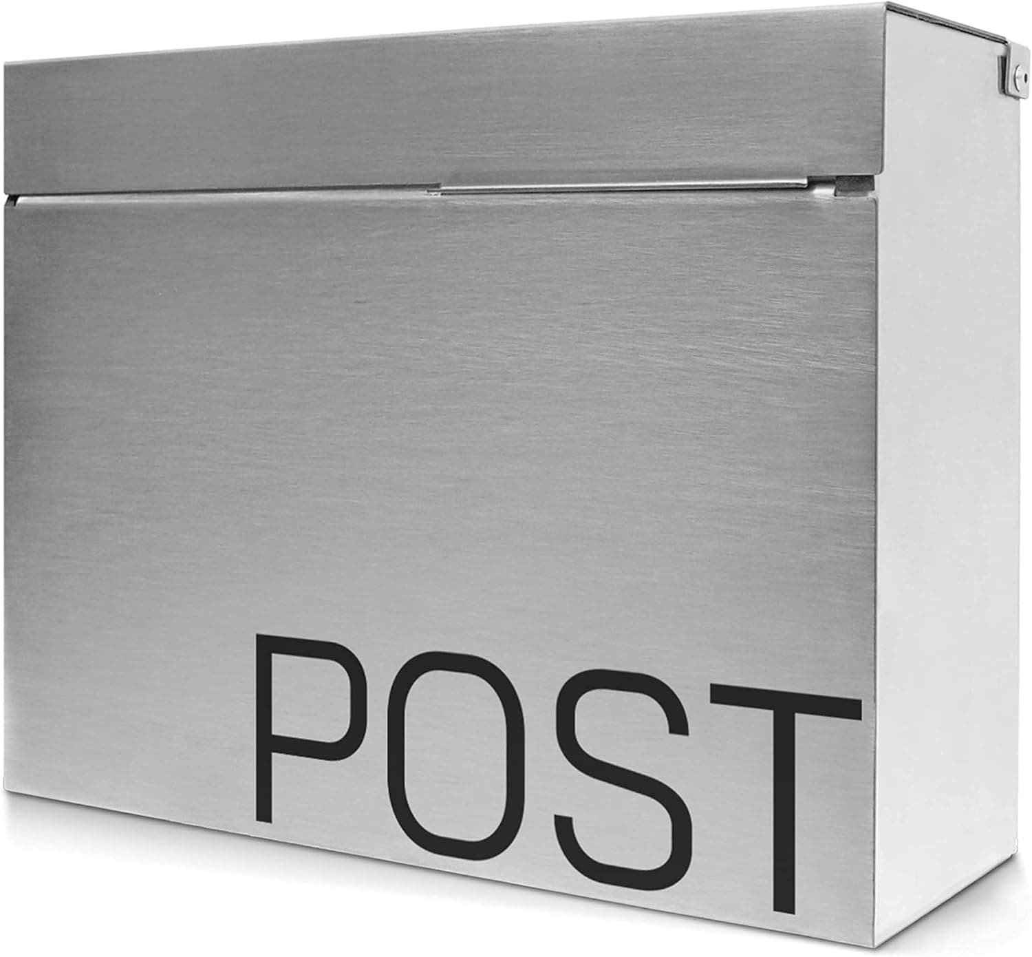 Movo Home Stainless Steel Mailbox Herman, Large Mailbox