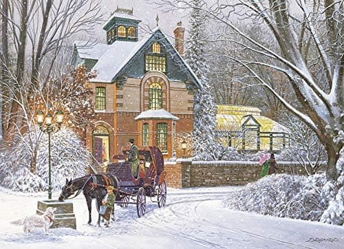 Cobble Hill 1000 Piece Puzzle - an Evening Stroll - Sample Poster Included