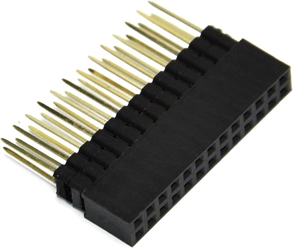 2x13 Pin Stackable Female Header 0.1" for Raspberry Pi Gpio Extra Tall(Pack of 2)