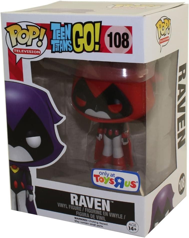 Funko POP! Red Raven Teen Titans Go Exclusive #108 Vinyl Figure
