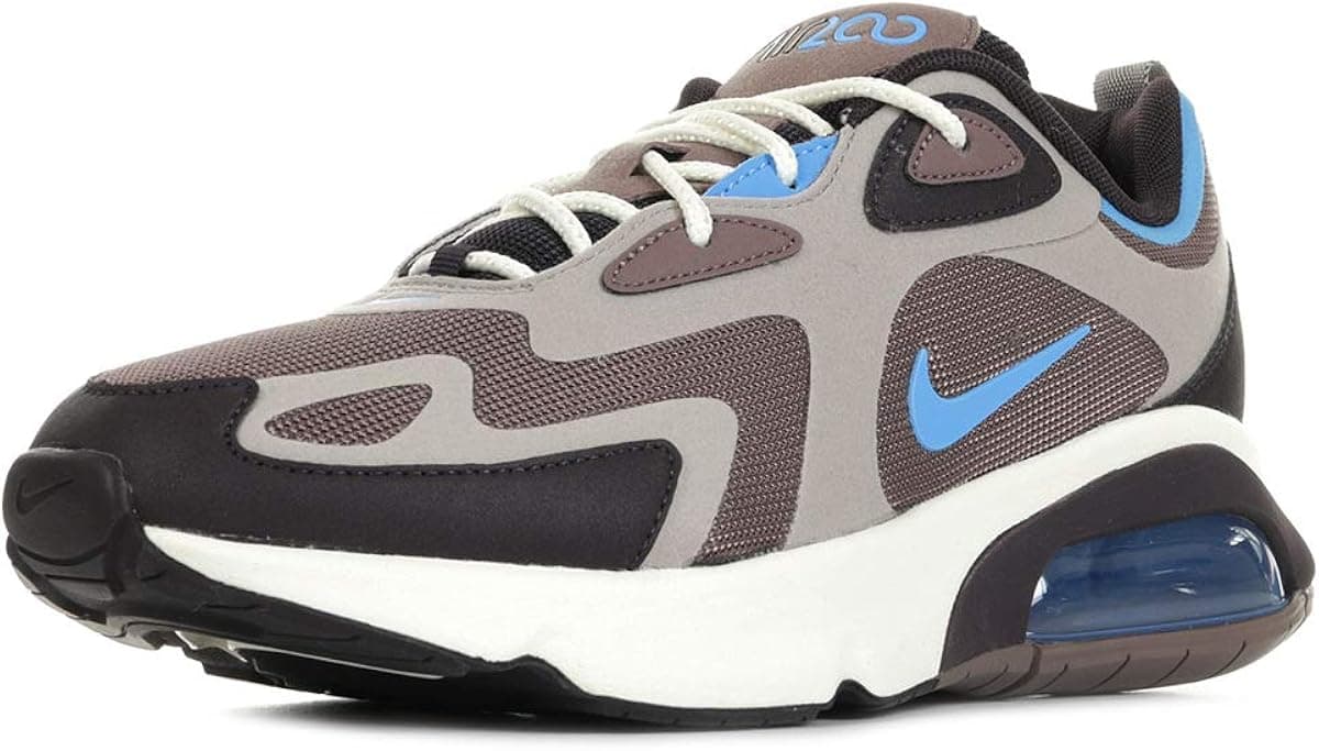 Nike Mens Air Max 200 Mesh Fitness Running Shoes Purple 11 Medium (D)