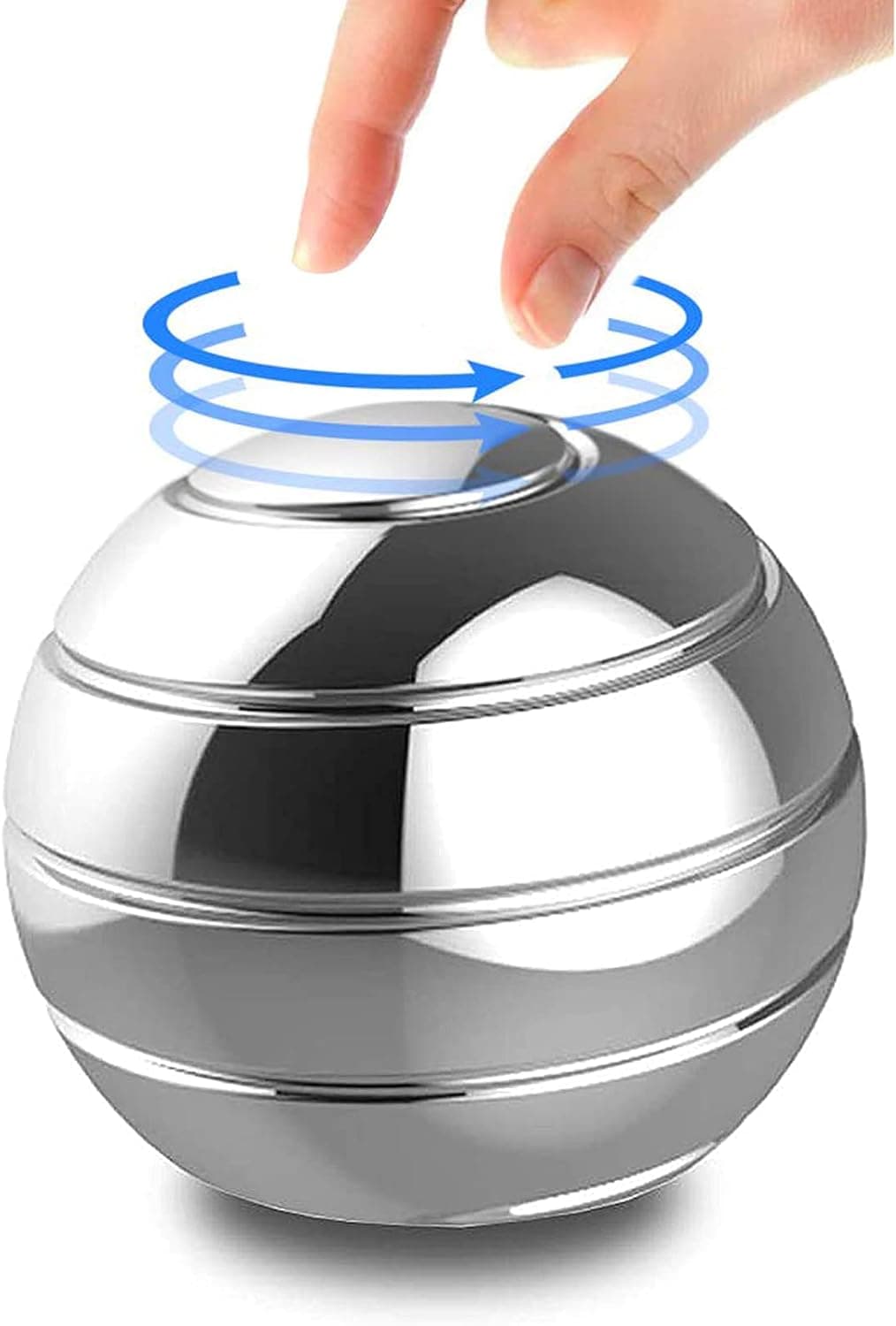 SHILIU Kinetic Desk Toys, Full Body Optical Illusion Spinner Ball, Gifts for Men, Women, Gift for Father's Day and Children's Day