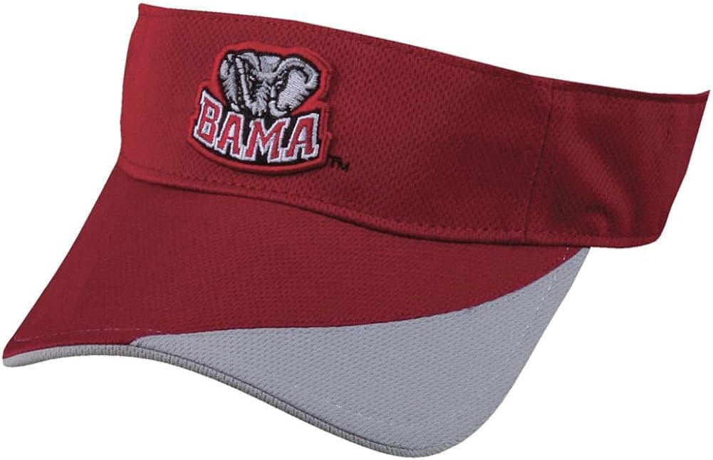 Alabama Crimson Tide College Visor (Red)