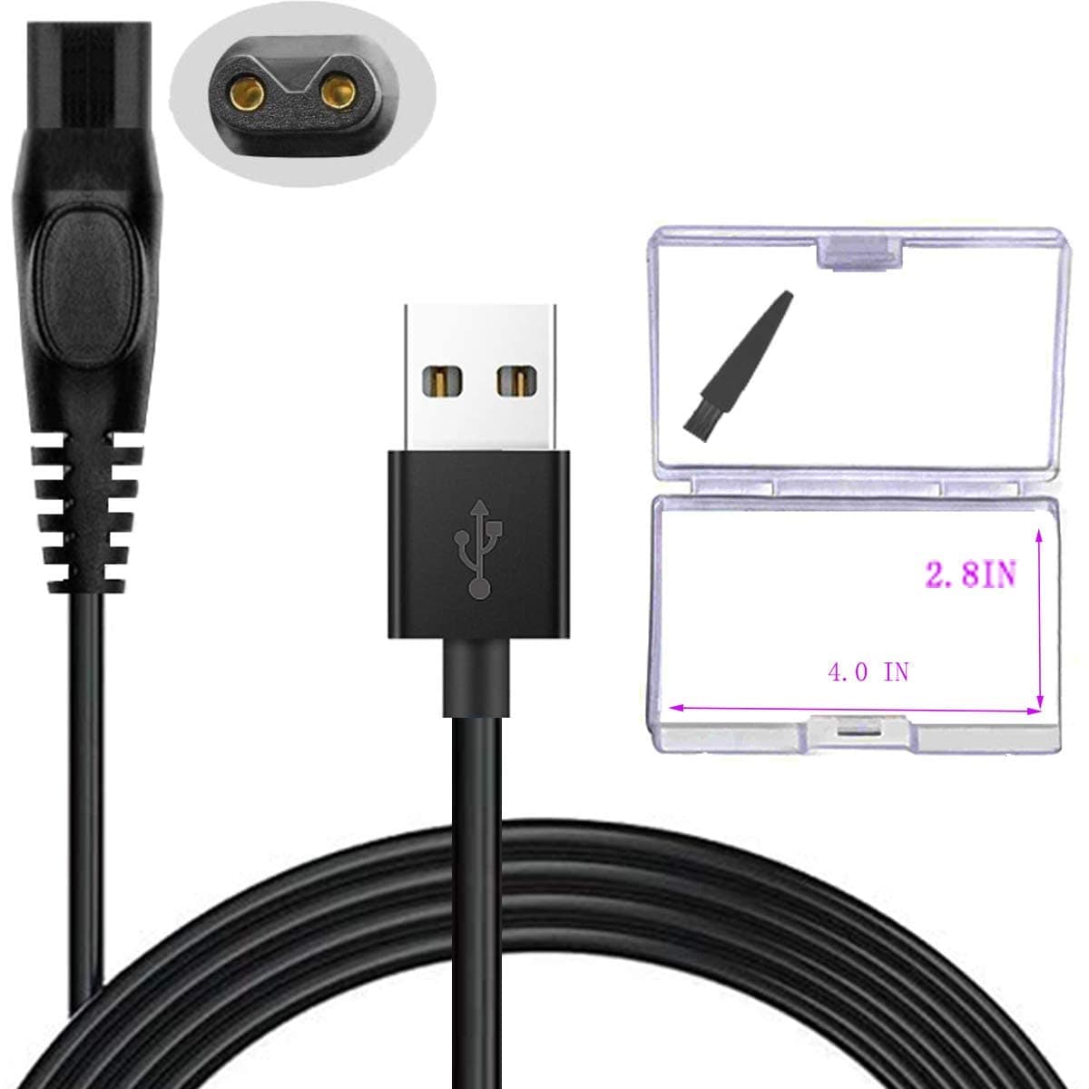 Legs Razor Charger Cord for Finishing Touch Flawless Legs Charger or Flawless Charger 5V flawless legs hair remover charger cord