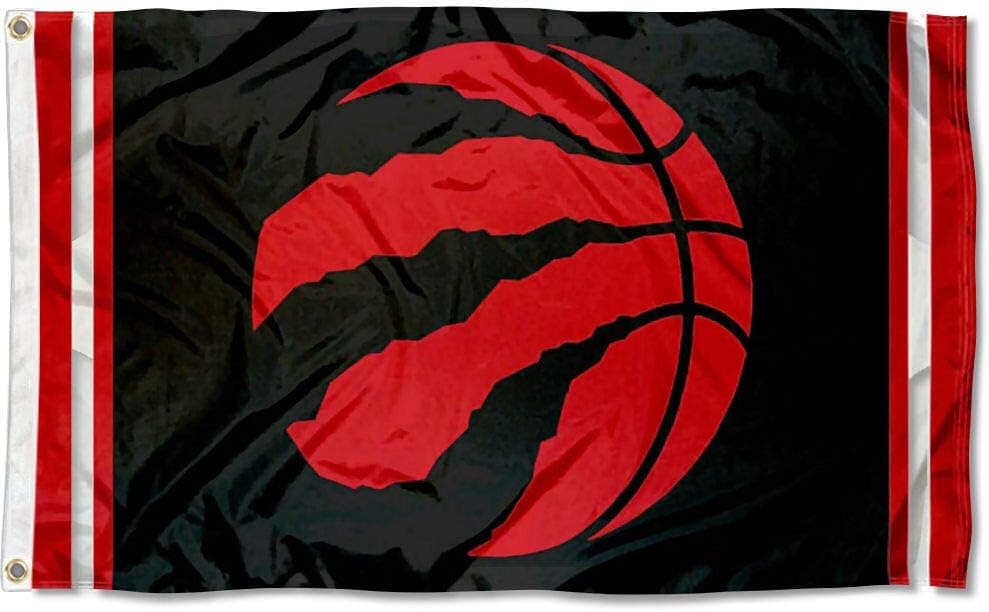Toronto Raptors Raptor Ball Flag and Banner