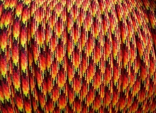 Fireball 550 Paracord 100 Feet / 100ft Nylon 7 Inner Strand Parachute Cord