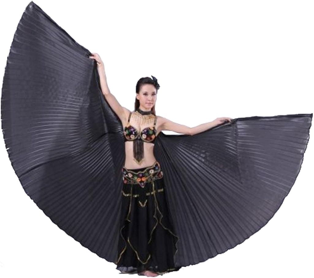 Pilot-trade Women's 2 Sticks & Belly Dance Costume Angle Isis Wings