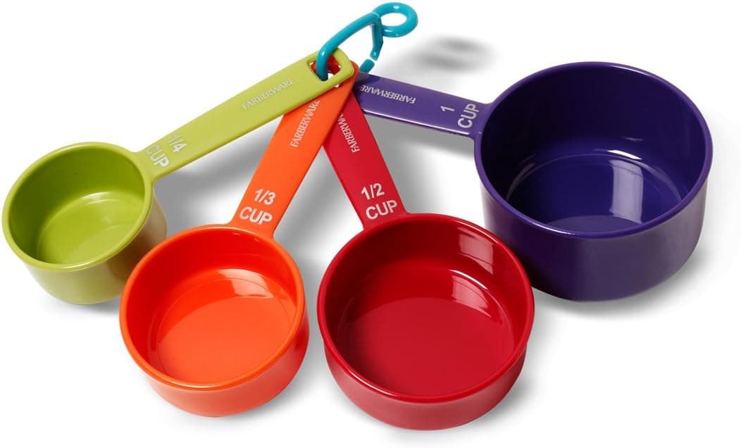 Farberware Color Measuring Cups, Mixed Colors, Set of 4 , Small -