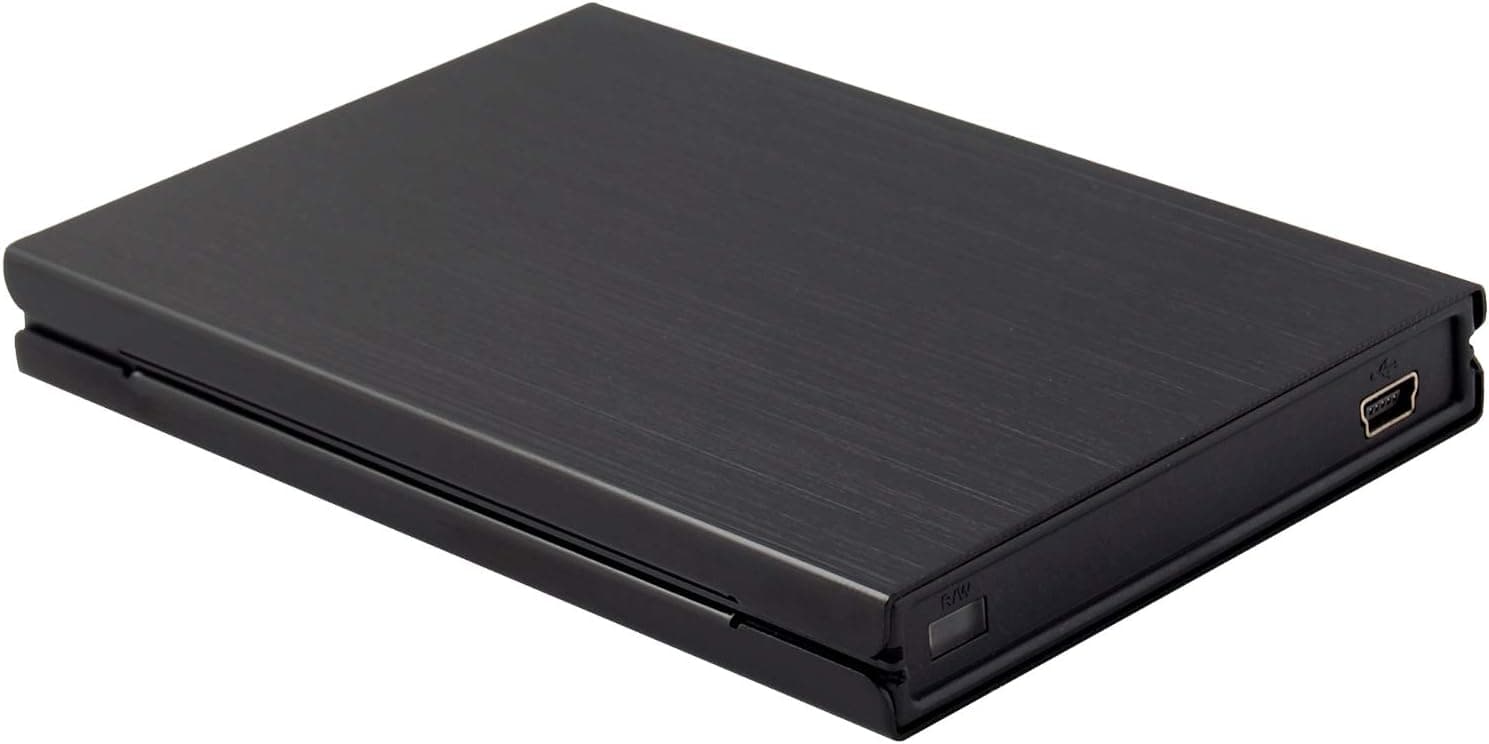 Protronix® Black Aluminum USB 2.0 Hard Drive Enclosure for 2.5" SATA HDD
