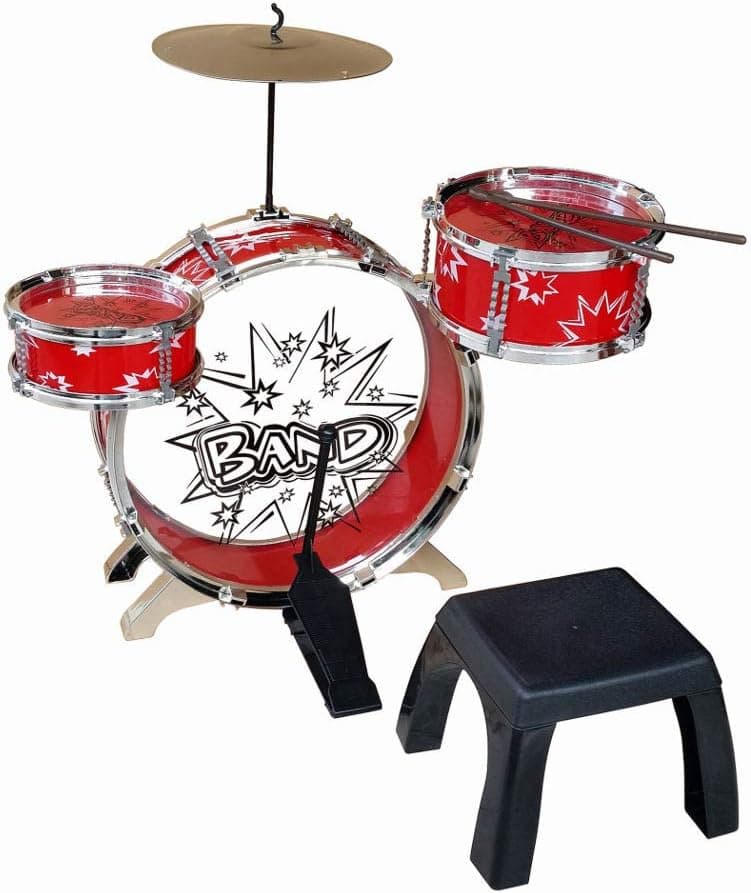 Ready Ace Kiddy Jazz Drum Set with Stool