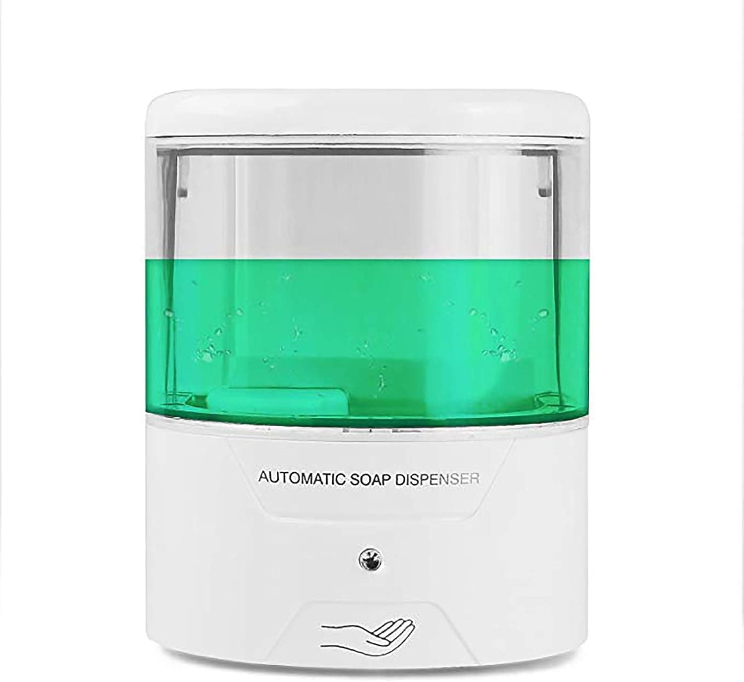 Touchless Soap Dispenser, Wall Mount Automatic Soap Dispenser, Motion Sensor Pump Battery Powered Hand Sanitizer Dispenser for Gel/Liquid (S02 - 600ml )- S SUNSBELL