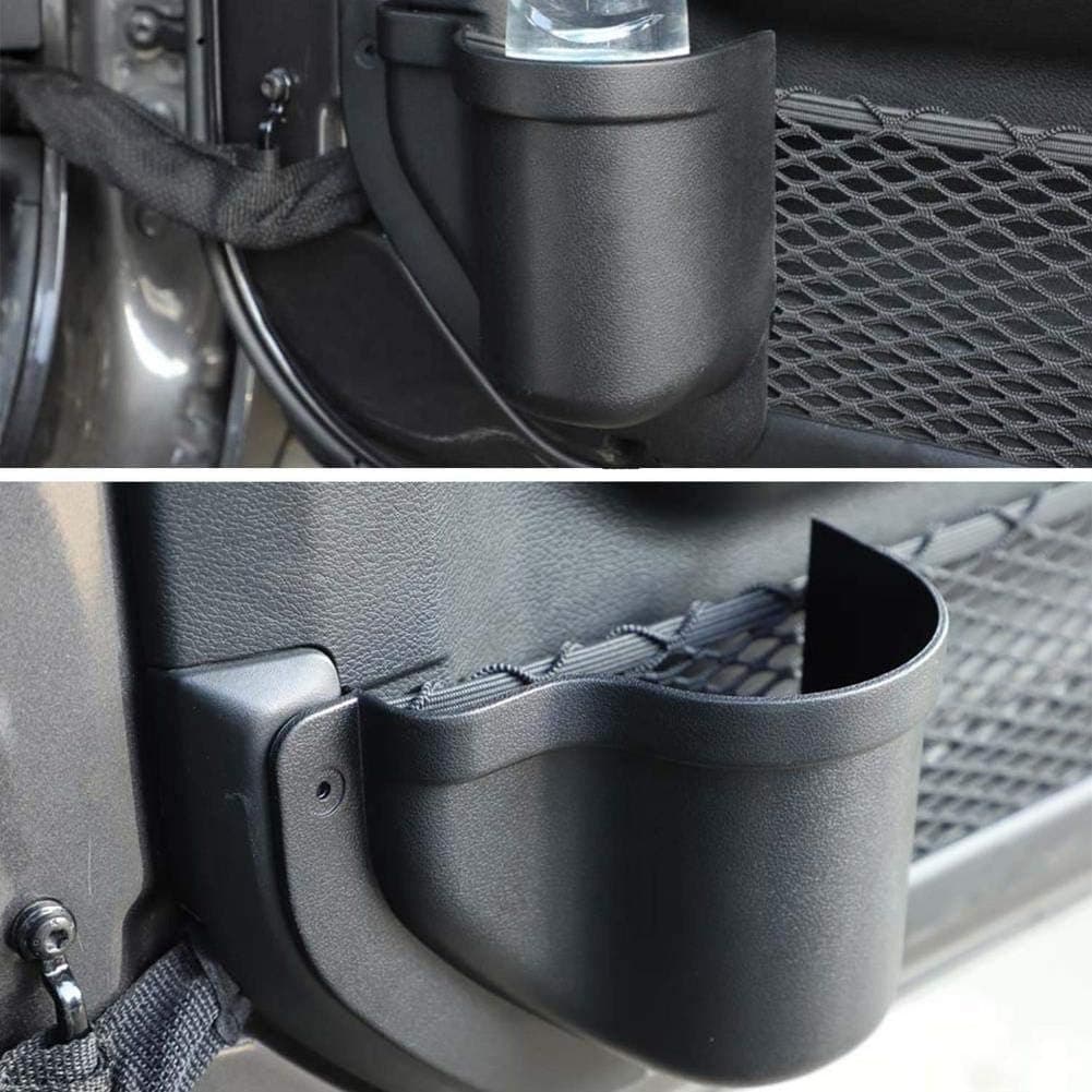 Supicity 2pcs Front Door Storage Box Side Pockets Organizer Compatible for 2018-2020 JL & 2020 Jeep Gladiator JT Interior Accessories Good