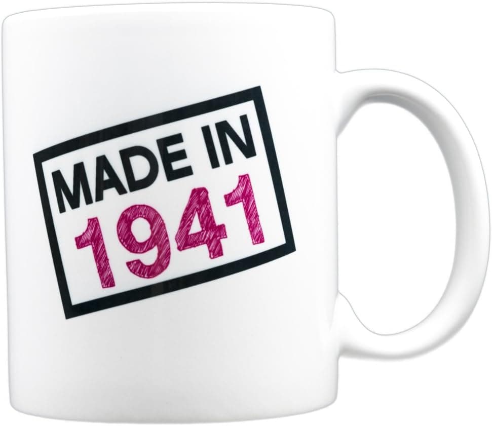 EverMug Made in 1941-77th Birthday Gift Mug - 11 oz. White Coffee Mug