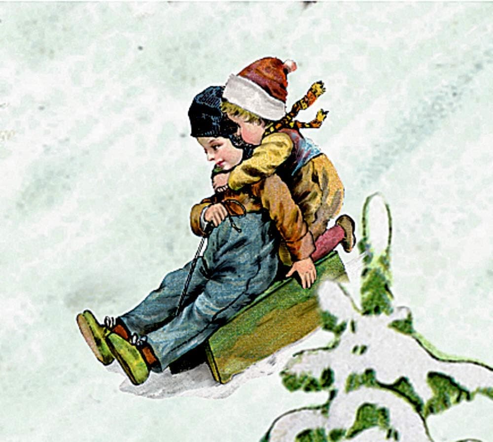Coppenrath Advent Calendar 'Skiing on The Retro TV