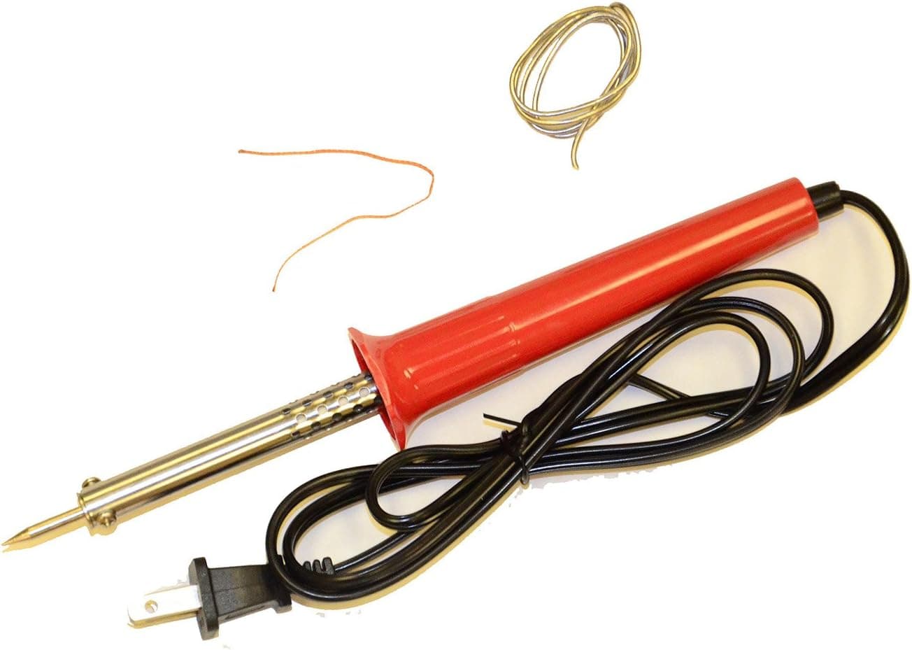 30W Professional Soldering Iron Kit (Soldering Iron 30W + 15" solder wire + 4" solder wick)