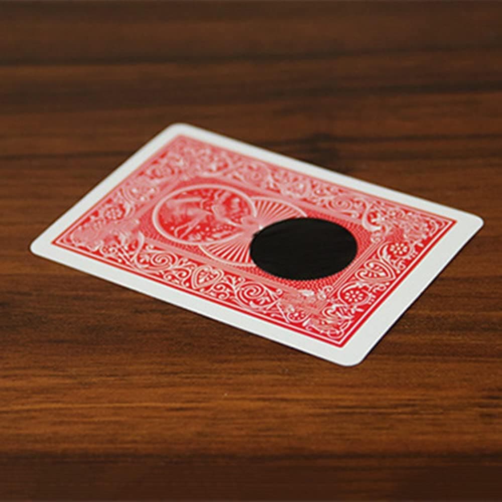 ZQION Color Changing Black Hole Magic Tricks Card Hole Vanishing Magic Cards Props Illusion Card Gimmick Easy to Do