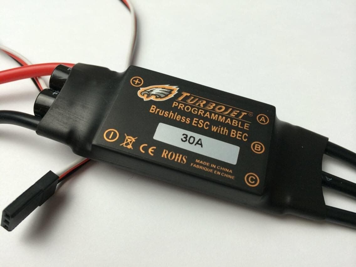 2pack Turbojet 30a ESC Electronic Speed Controller Brushless Motor Speed Controller Rc ESC for Airplane 4 Asse 6asse 8asse UAV Dji Phantom 4 Assies 6 Assies 8 Assies