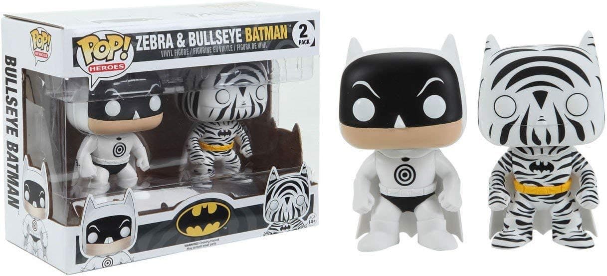 Funko Zebra and Bullseye Batman 2- Pack Pop Hot Topic Exclusive