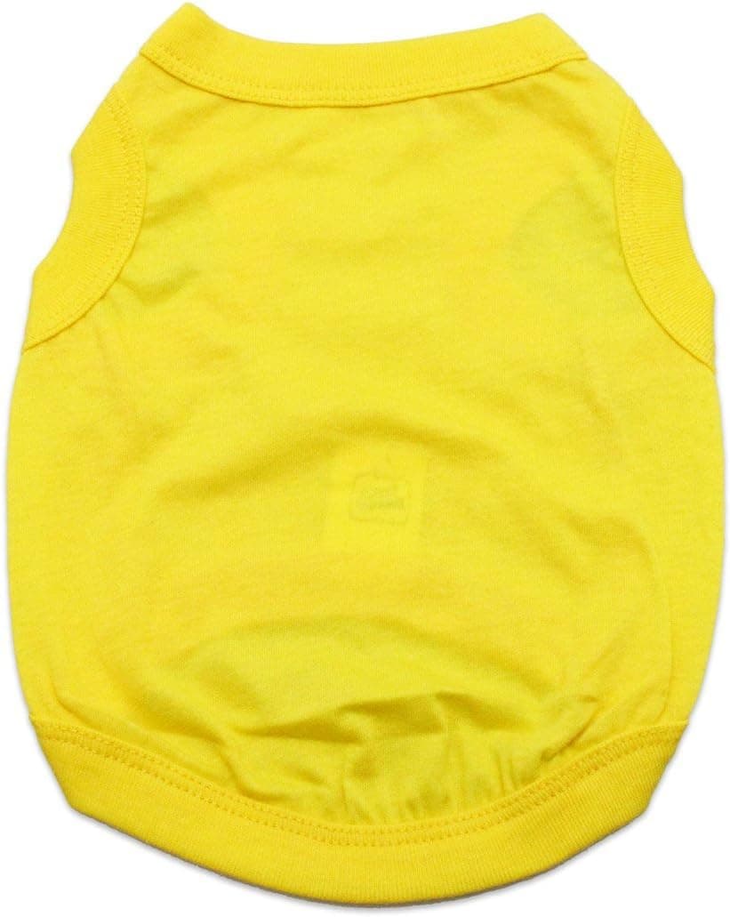Barking Basics Dog Tank, Yellow, X-Large