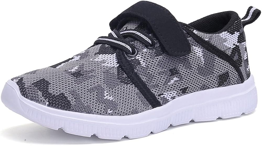 UKRIS Kids Lightweight Breathable Sneakers Easy Walk Casual Sport Shoes for Boys Girls
