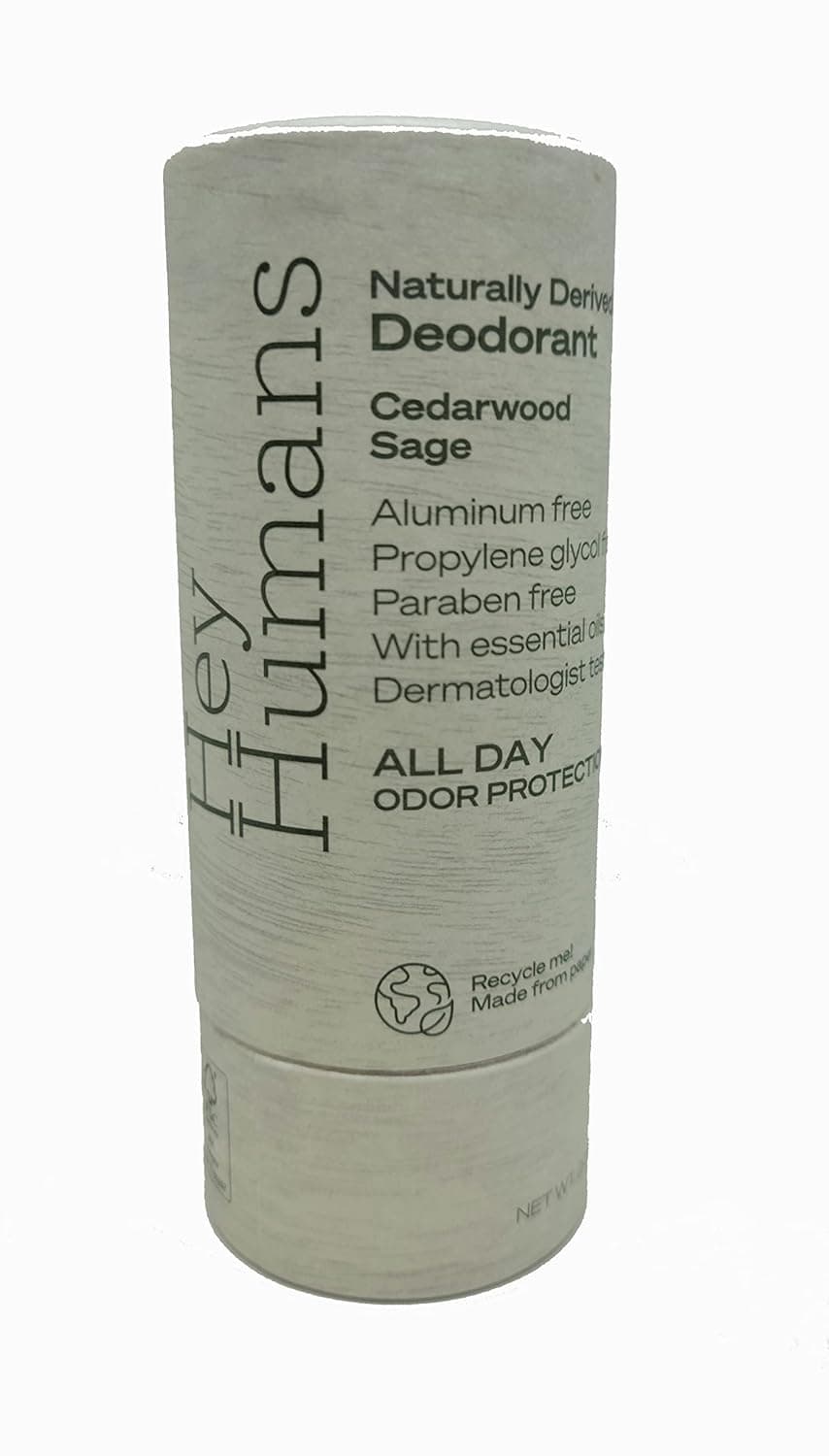 Hey Humans Natural Deodorant Cedarwood Sage - 2oz (2 Pack)