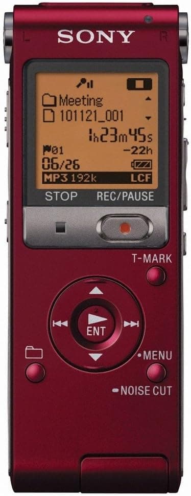 Sony ICD-UX512RED Digital Flash Voice Recorder