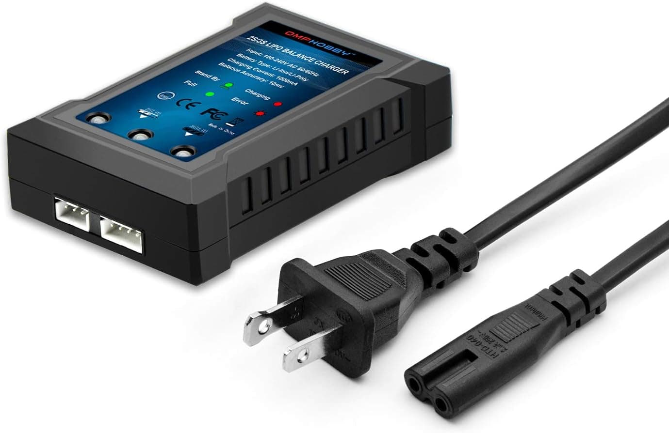 OMPHOBBY Lithium Battery Charger Supports 2-3S High Precision Balance Charger for M1 M2 Helicopter