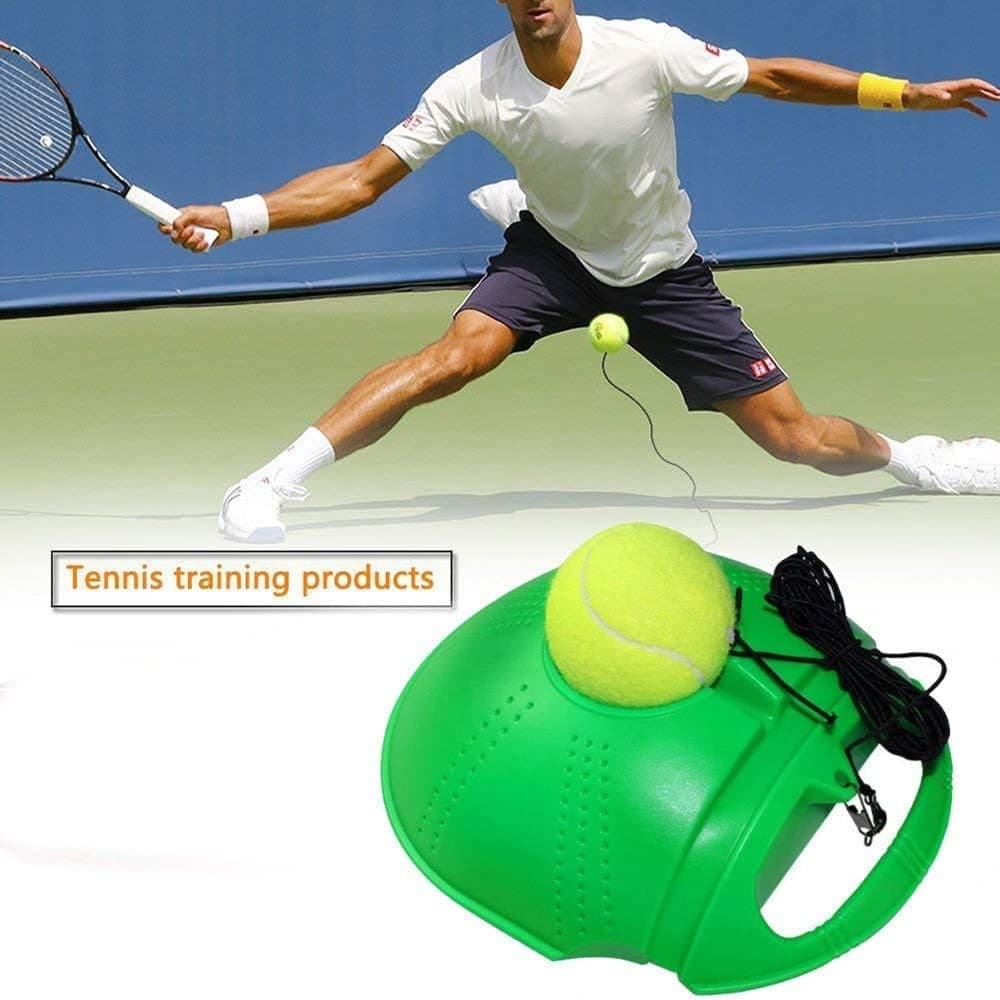 Carprinass Tennis Trainer Rebound Ball - Tennis Trainer Equipment Trainer Base - Self-Study Practice Training Tool Training Gear for Kids Player Beginner