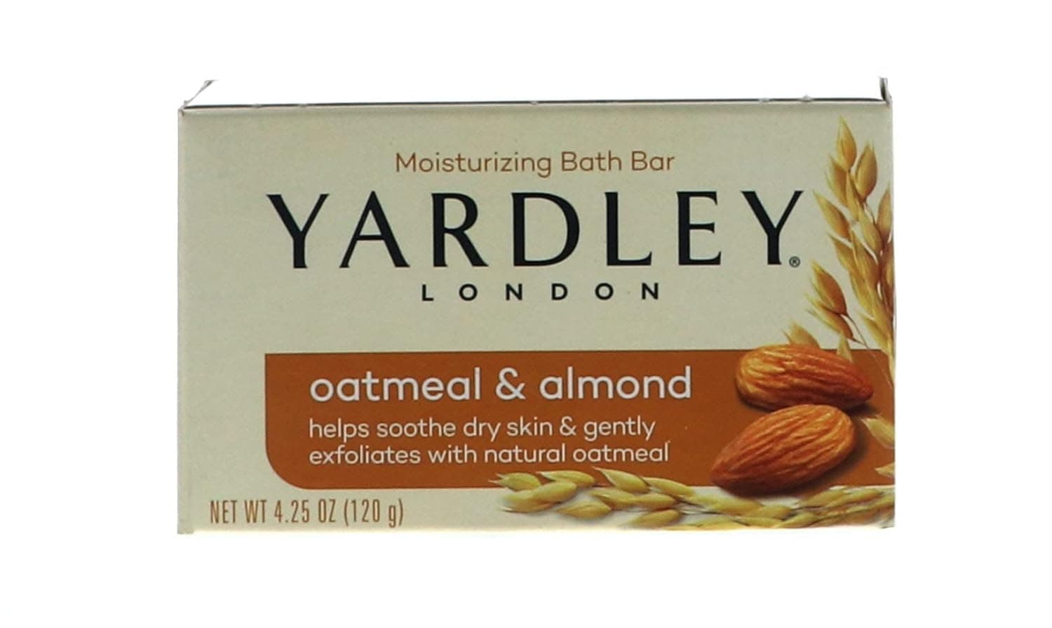 Yardley Oatmeal Almond Bath Bar 4oz - Pack of 4
