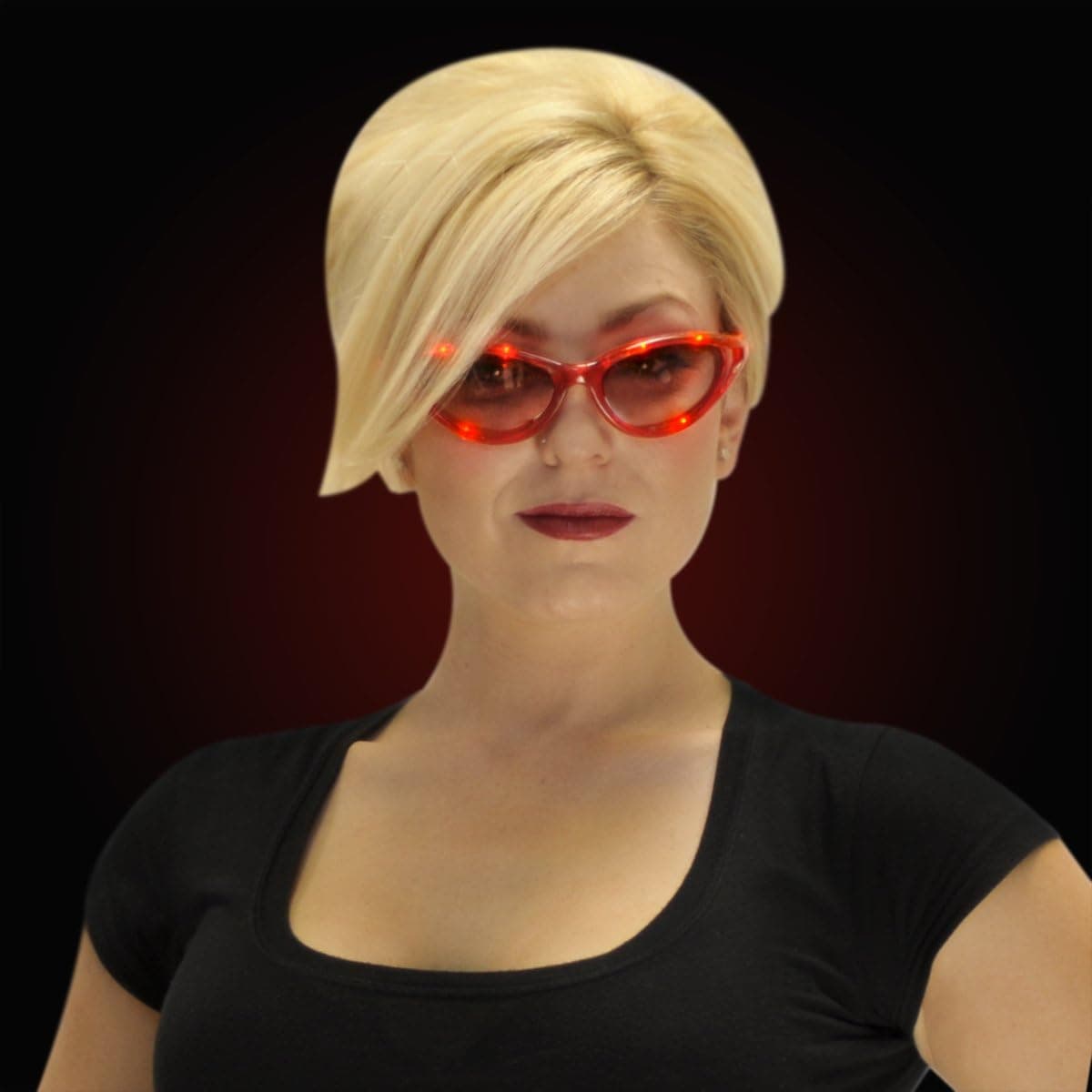 Red Light up LED Sunglasses