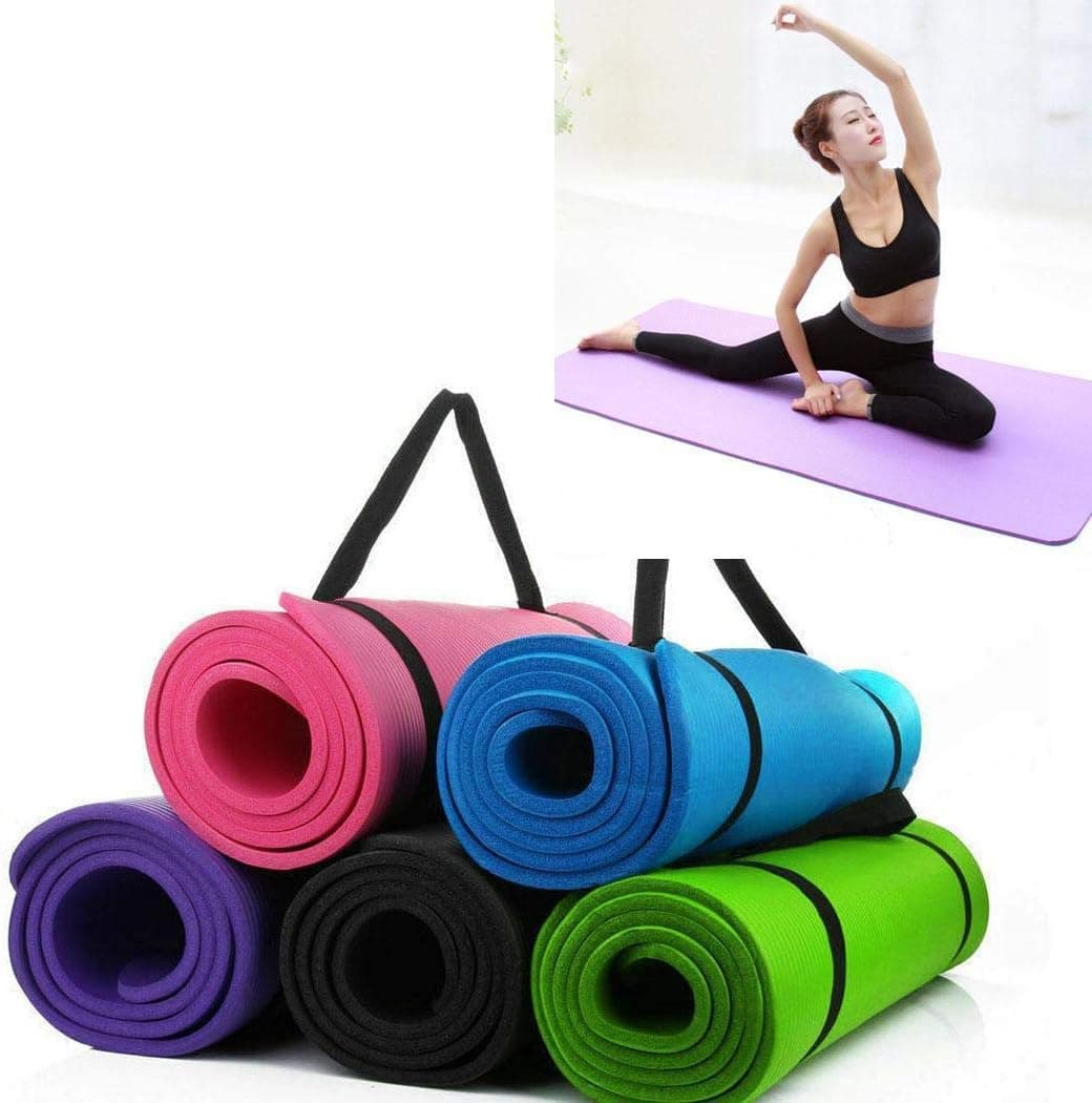 Etuoji Durable Portable Solid Non-Slip Soft Fitness Yoga Mat Mats