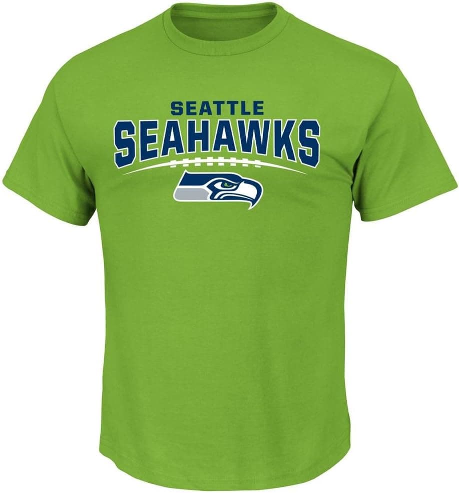 Majestic Seattle Seahawks NFL Extra Point Men's Short Sleeve T-Shirt