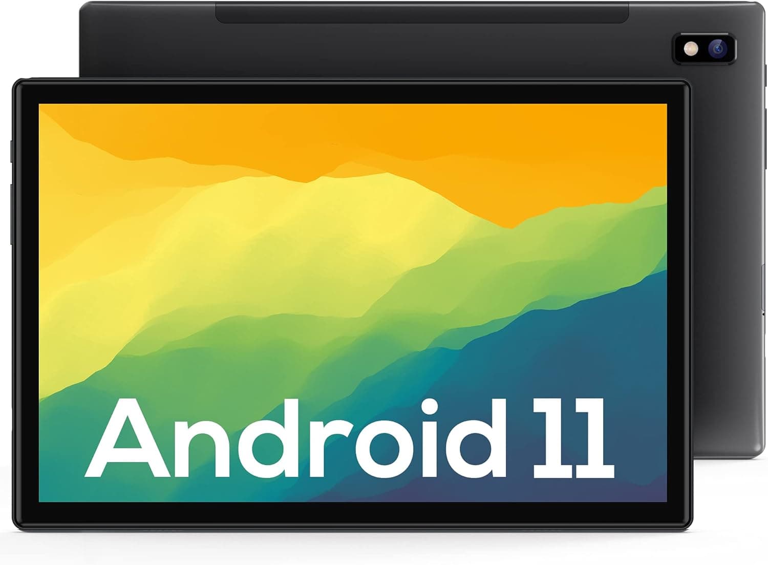 VASTKING Kingpad Z10 10 inch Tablet, Android 11 Go, 2 GB RAM, 32 GB Storage, Quad-Core Processor, 10" IPS 1280x800 Display, USB Type C Port, GPS, FM, 8MP Rear Camera, Slate Black Metal Body