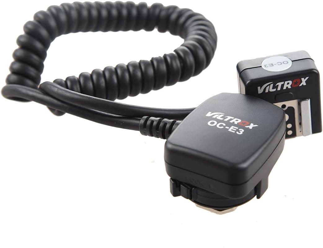 Viltrox OC-E3 E-TTL Off Camera Shoe Cord with Safe Lock for Canon DSLR Camera Flash 150cm