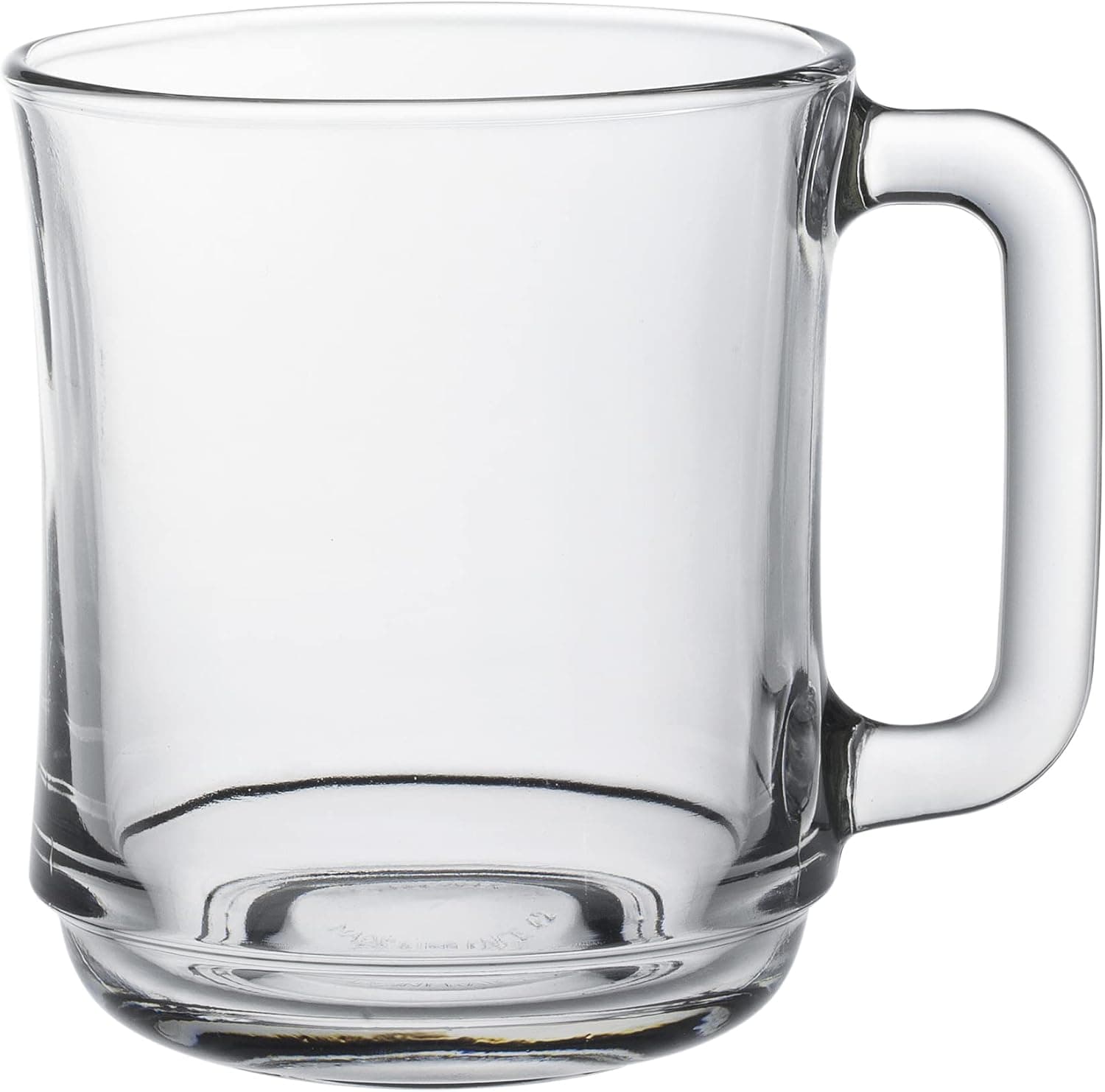 Duralex Empilable Mug, 10.875 oz, Clear Glass