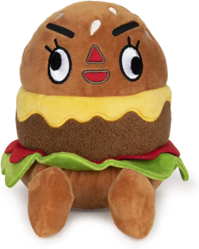GUND Toca Life Silly Burger Plush Stuffed Animal, 7" , Brown