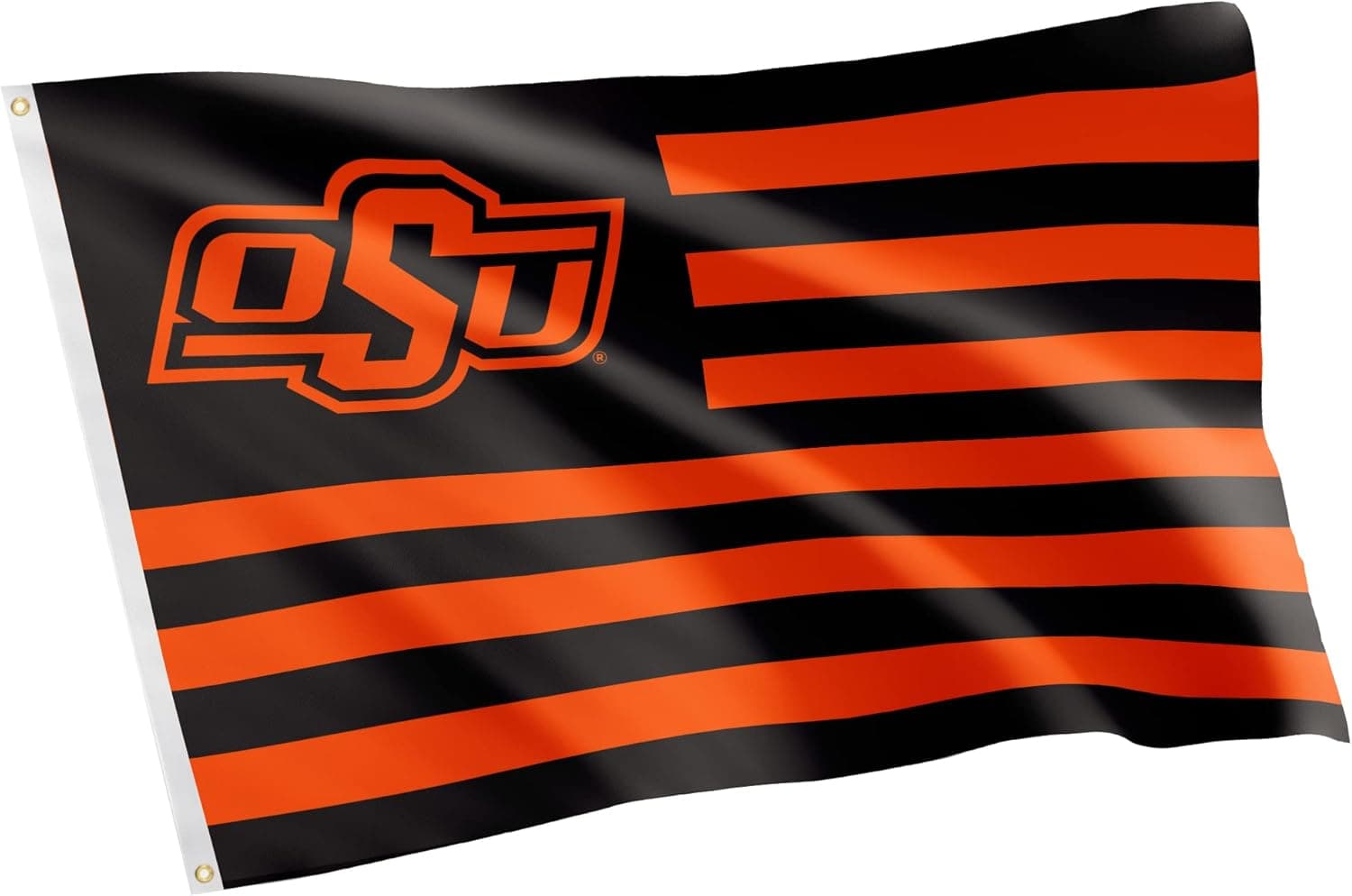 Desert Cactus Oklahoma State University Flag Cowboys OSU Flags Banners 100% Polyester Indoor Outdoor 3x5 Flag (Nation)