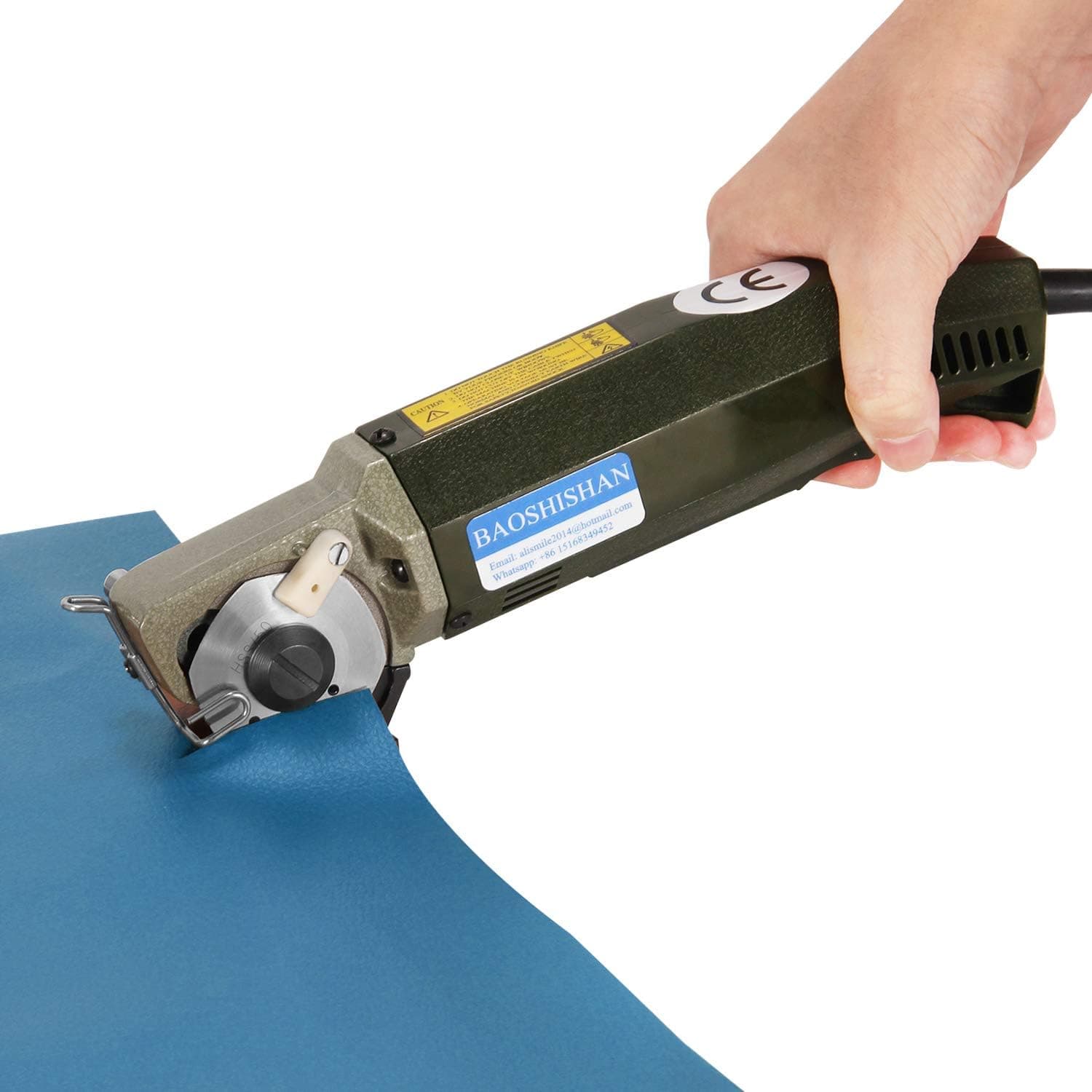 BAOSHISHAN YJ-50 Electric Rotary Fabric Mini Cutter Shears Cloth Scissors Cutting Machine 110V