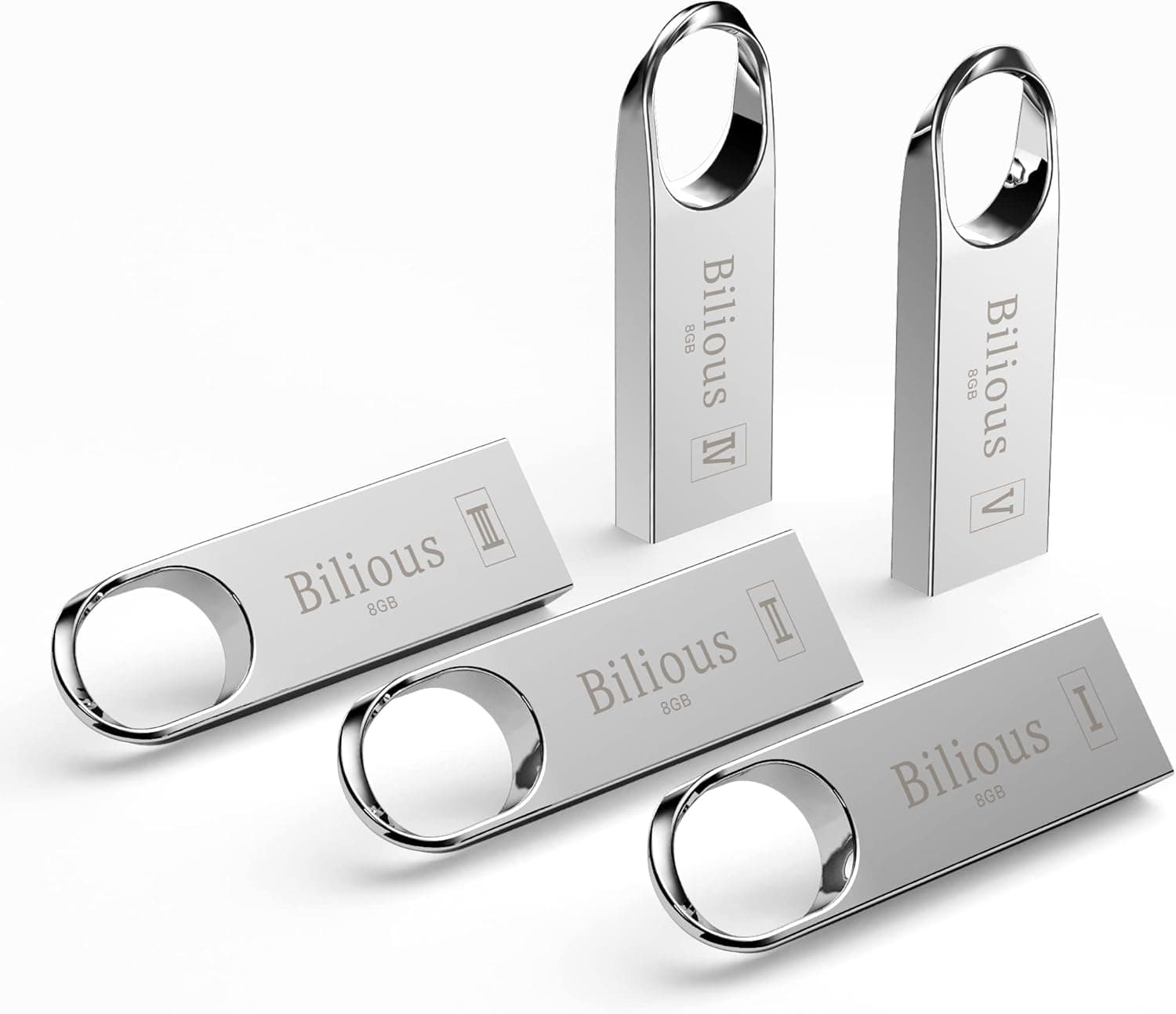USB Flash Drive, Bilious Portable Keychain Design Thumb Drives Bulk