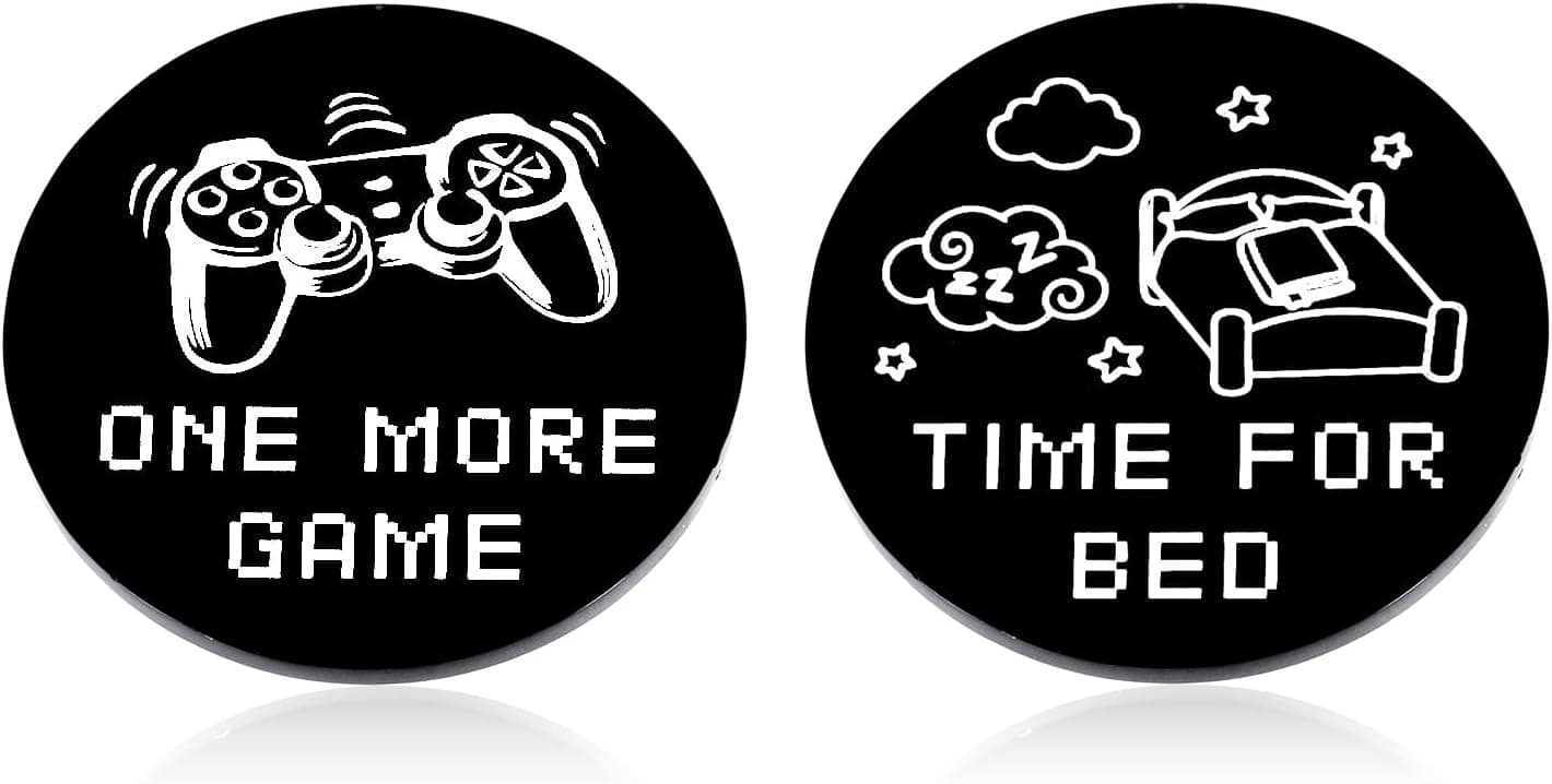 Funny Destiny Flip Coin Gift for Gamers Sons Boys Girls Men Women Boyfriend Decision Maker Coin for Game Lover Fan Gaming Christmas Stocking Stuffers Valentines Day Birthday Gift for Teen Brother