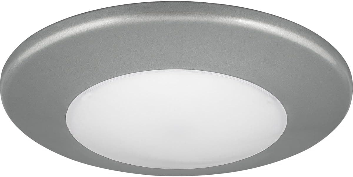 Progress Lighting P8022-82/30K9-AC1-L10 Round Flush Mount/Recessed LED Fixture, 7 1/4"