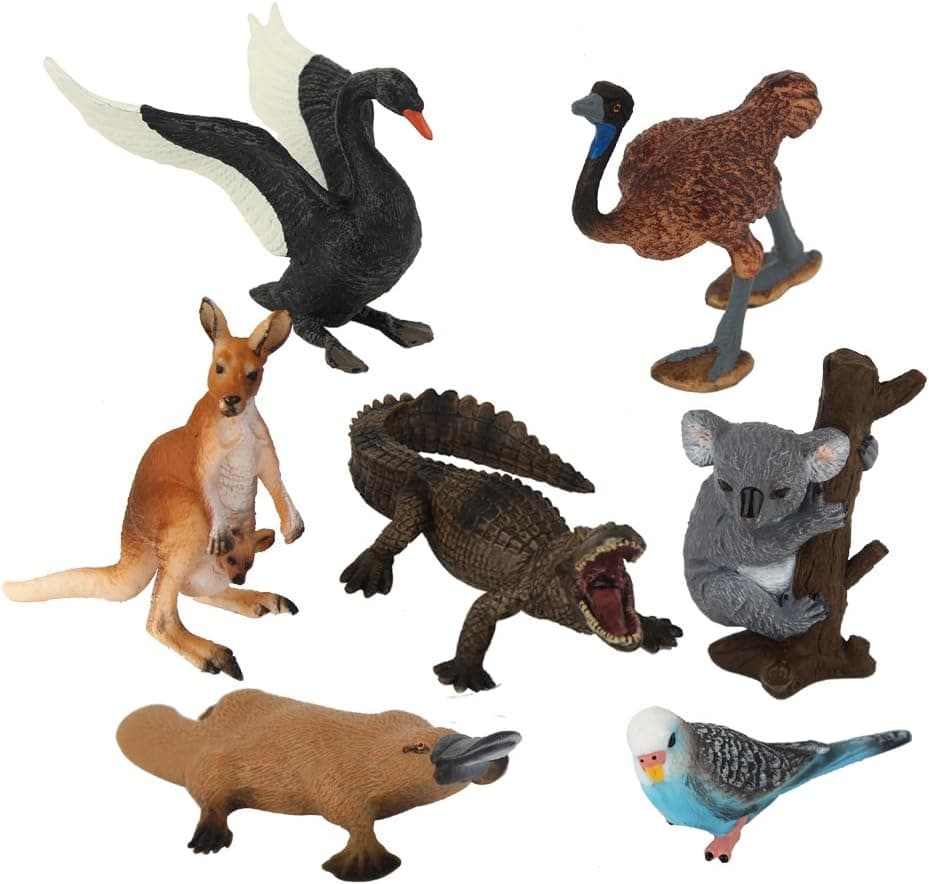 Ericoo Animal Toys Set Educational Resource High Simulation Australian Animals Figures with CPC Approval ASTM Test -Anim005