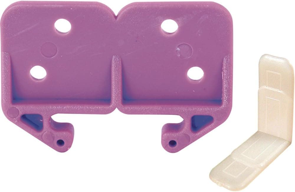 Prime-Line R 7130 Drawer Track Guides and Glides (2-pack) , Purple