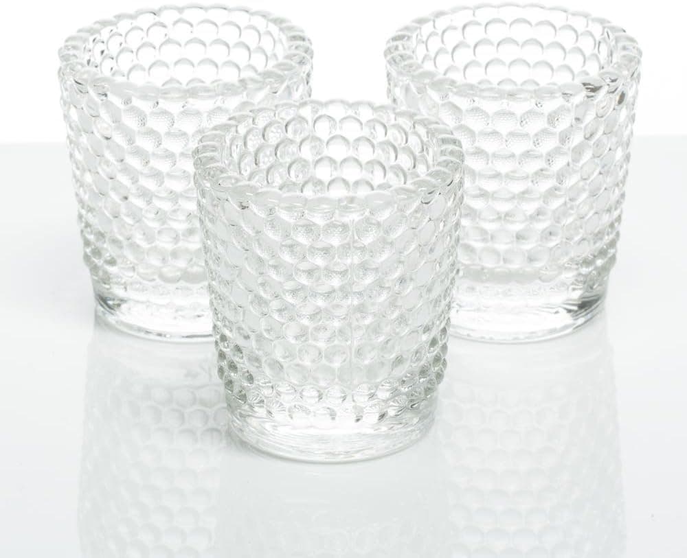 Richland Votive Candle Holders Hobnail Clear Set of 72