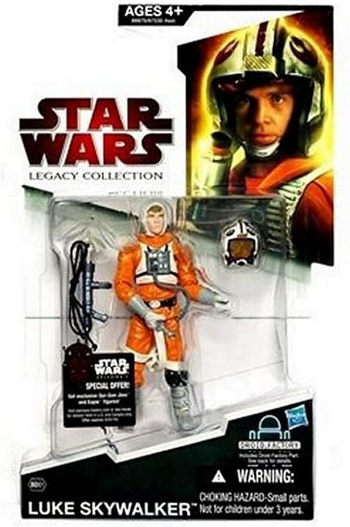 Star Wars 2009 Legacy Collection BuildADroid Action Figure Luke in Snowspeeder Outfit
