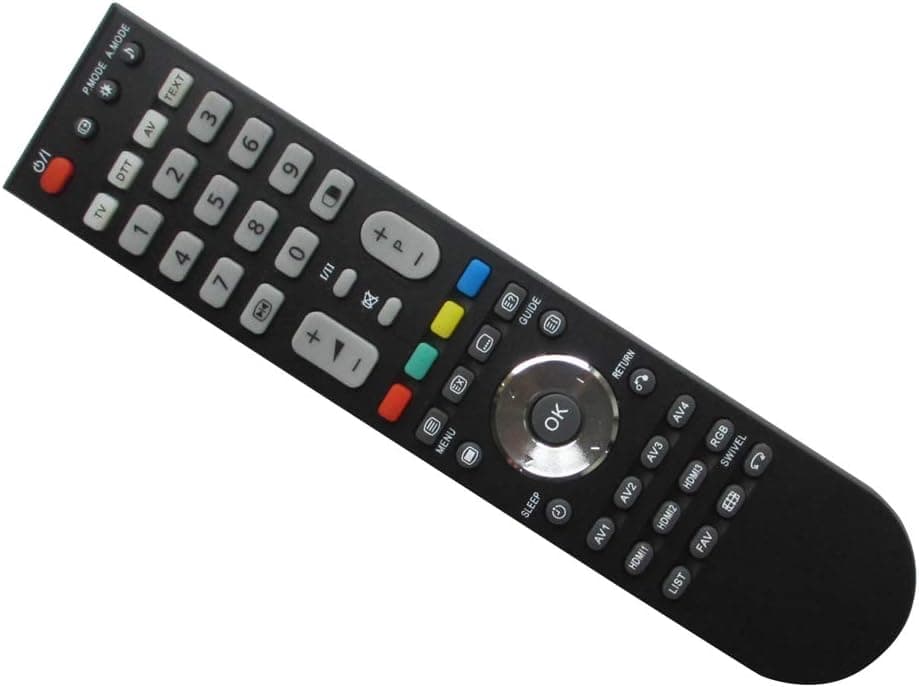 HCDZ Replacement Remote Control for Hitachi CLU-4362S 50C20 50C20A 51F59 51F59A 51F59J 57F59 57F59A 57F59J 65F59 65F59A 65F59J LCD LED HDTV TV
