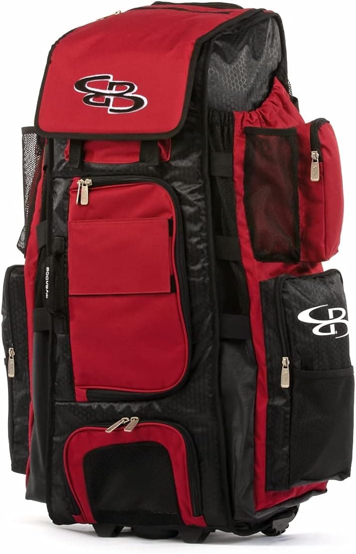 Boombah Superpack XL Rolling Bat Bag - 36" x 16" x 23.5" - Multiple Colors - Wheeled Version