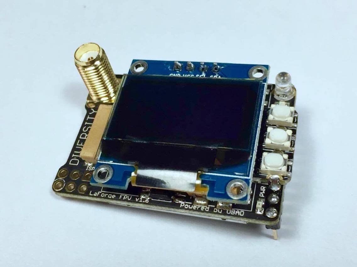 LaForge Pro FatShark RX 5.8Ghz Main Module V2 w/ Diversity Module w/ Screen Protector COMBO Doors Included