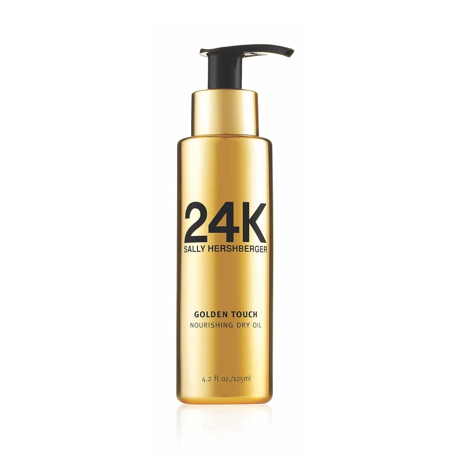 SALLY HERSHBERGER 24K Golden Touch Nourishing Dry Hair Oil - Plush, Velvety Formula - Transforms Hair To Soft, Silky Perfection - Hydrates, Smoothes Frizz, Rejuvenates And Defines Style - 4.2 Oz